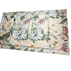 1 Crown Crafts Williamsburg Garden Images King Pillow Sham USA Made Beige Floral